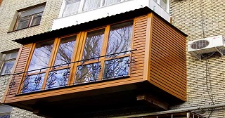 Внешняя отделка балкона Ессентуки цена от 1042 руб. м/2.